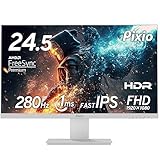 Pixio、ホワイト筐体の280Hz表示対応24.5型ゲーミングモニター - PC Watch